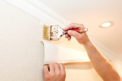 Pose de papier peint à Allinges — revêtements muraux et toiles de verre